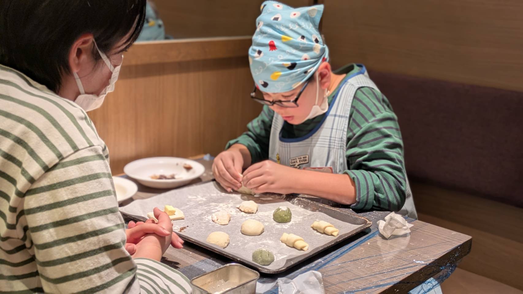 親子パン教室(コースカベイサイドストアーズ)