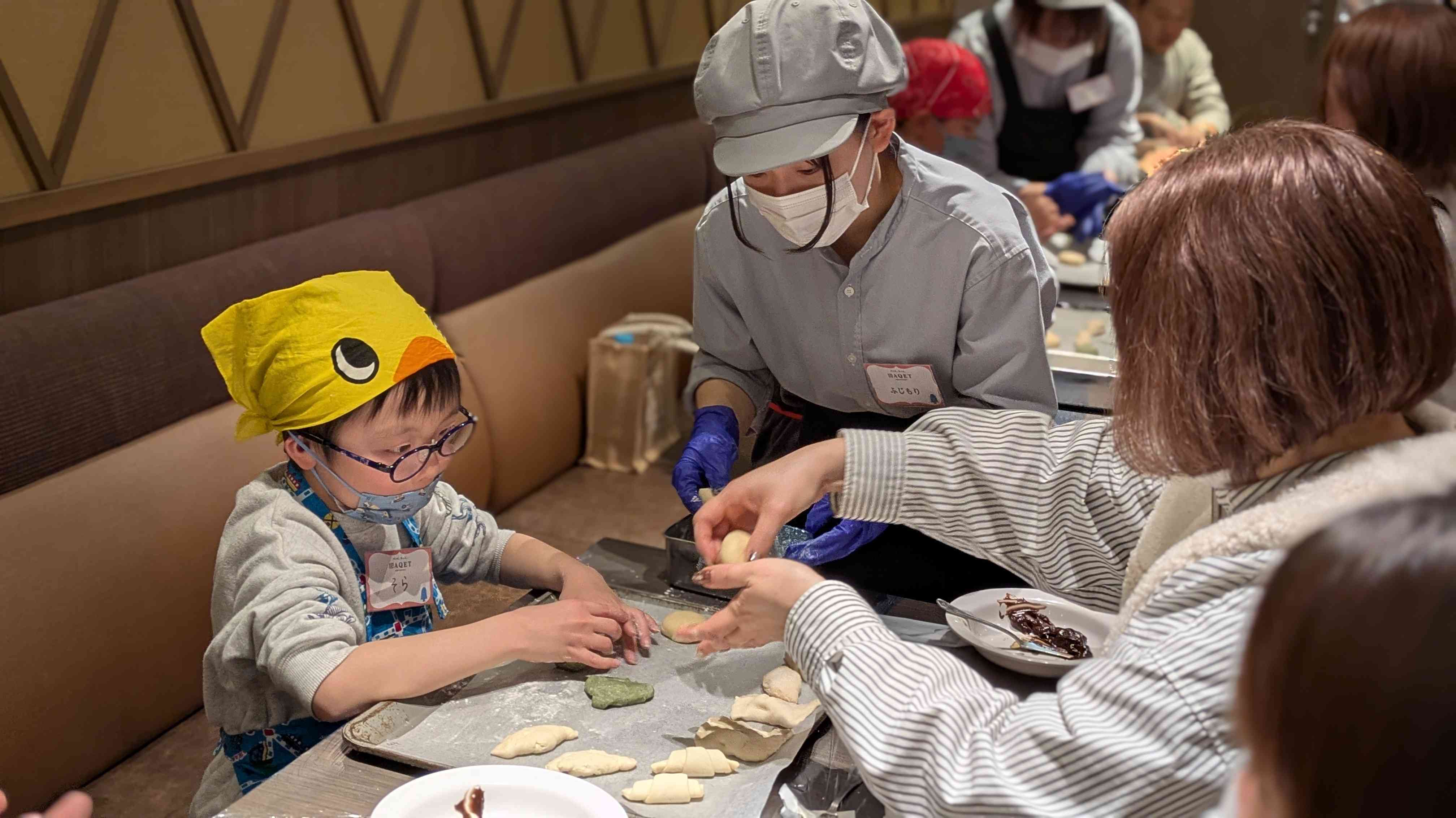 親子パン教室(コースカベイサイドストアーズ)