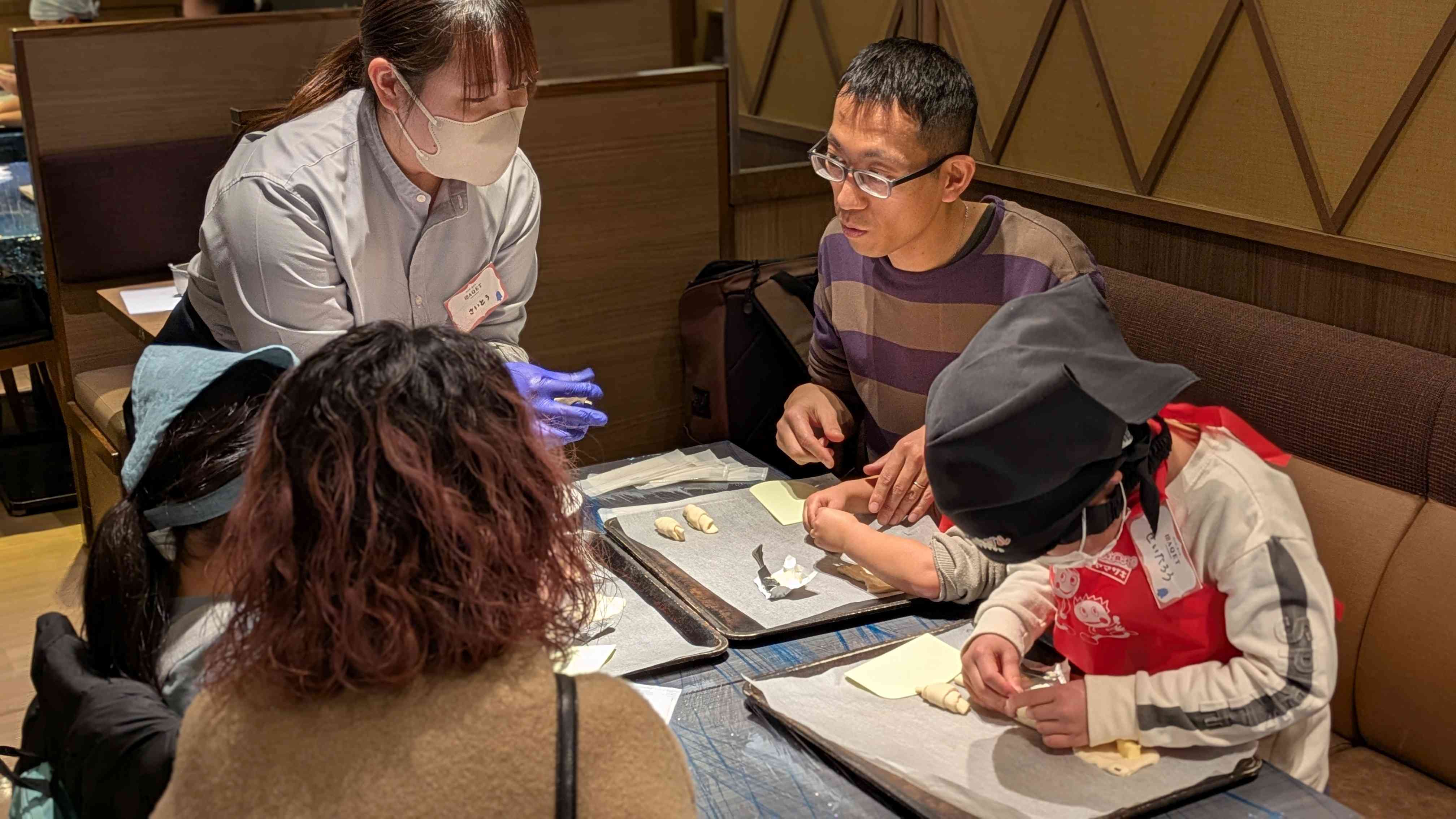 親子パン教室(コースカベイサイドストアーズ)