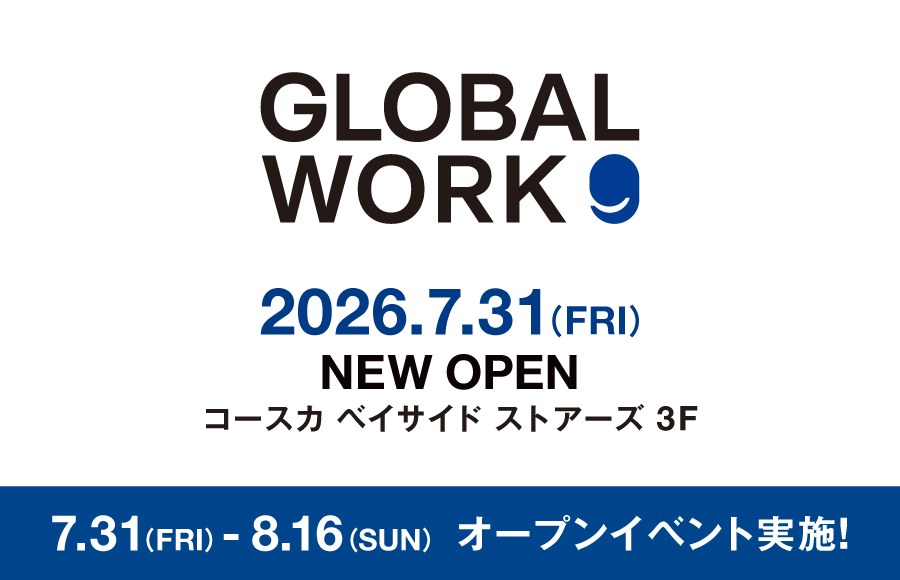 【NEW OPEN】3F GLOBAL WORK